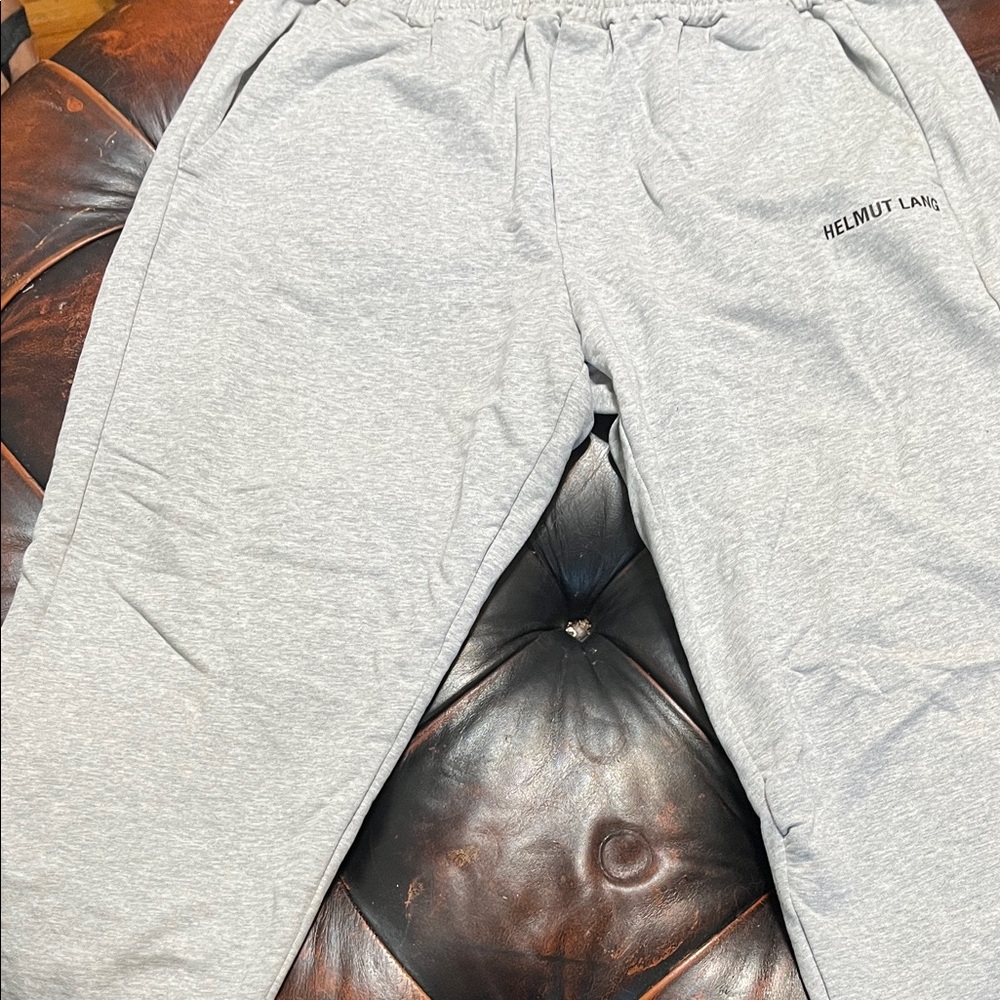 Helmut Lang Light Gray Joggers